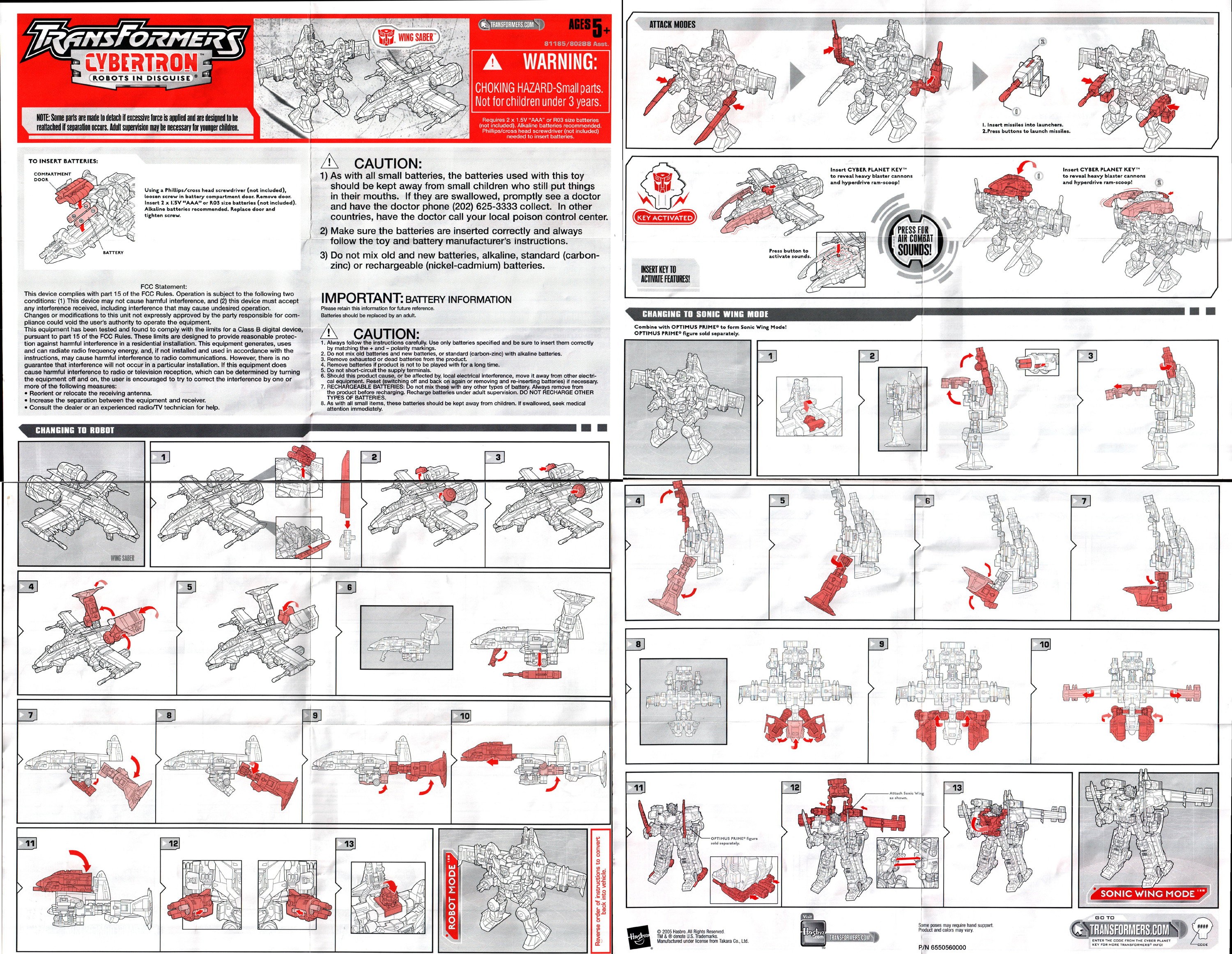 Ultra Class Wing Saber (uya7) (Transformers, Cybertron, Autobot